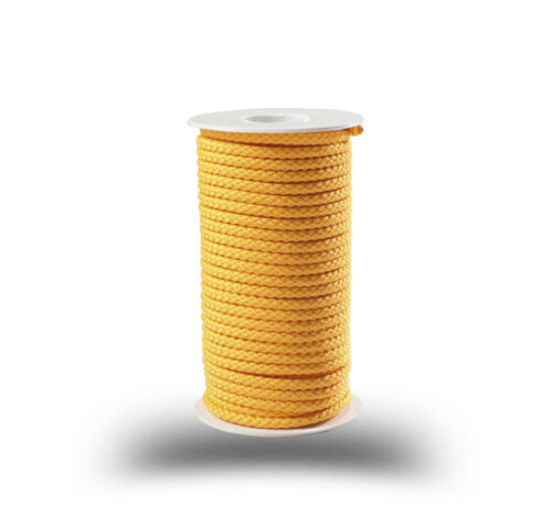 Polyester string 4mm x 15m, yellow