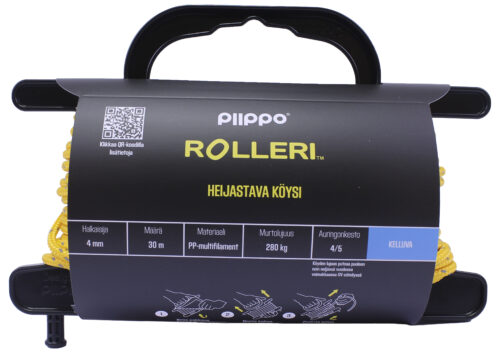 Rolleri reflective rope, PP-multifilament 4mm x 30m