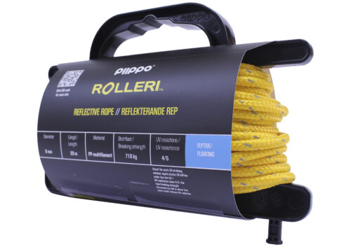 Rolleri reflective rope, PP-multifilament 6mm x 20m - Image 2