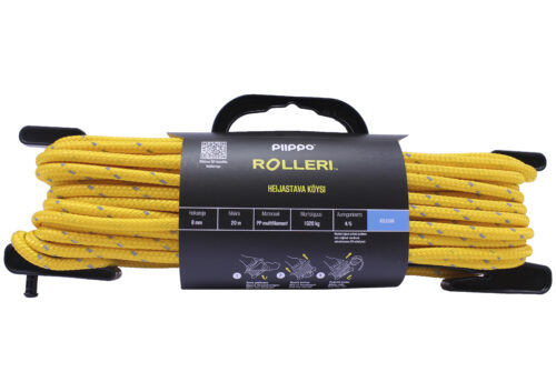 Rolleri reflective rope, PP-multifilament 8mm x 20m