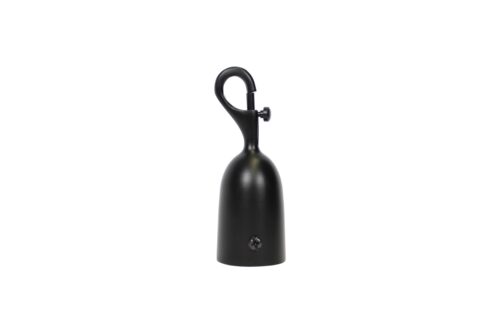 Rope plug with hook  Ø 38 mm black